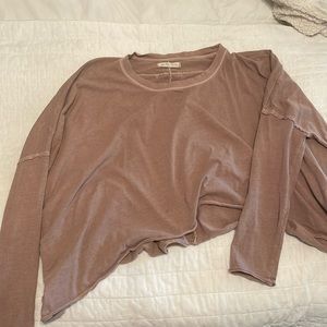 Free people cropped long sleeve